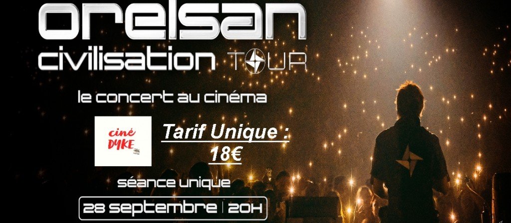 actualité ORELSAN CIVILISATION TOUR AU CINÉMA